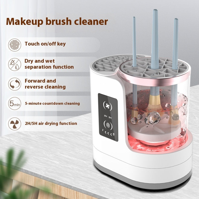 GlowSpin - Rechargeable Electric Makeup Brush Cleaner & Dryer