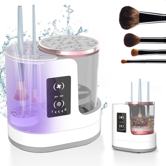 GlowSpin - Rechargeable Electric Makeup Brush Cleaner & Dryer