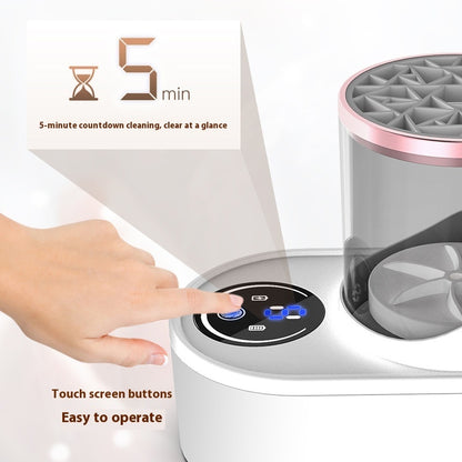 GlowSpin - Rechargeable Electric Makeup Brush Cleaner & Dryer